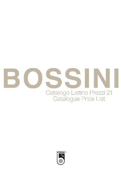 Bossini - Catálogo Generale 21