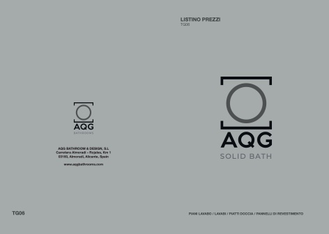 AQG - Lista de precios Bathrooms