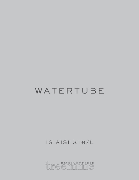 Rubinetterie Treemme - Katalog Watertube