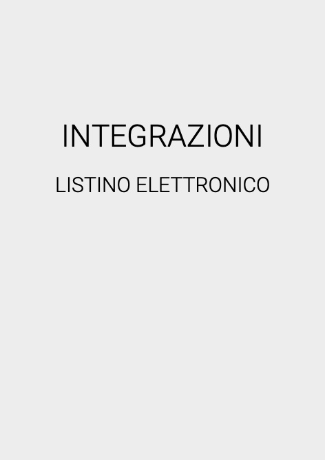 Cr - Price list INTEGRAZIONI