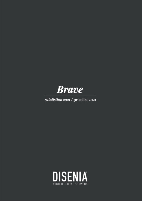 Disenia - Price list Brave 2021 (agg.08/2021)
