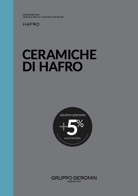 Hafro - Geromin - Price list Ceramiche di Hafro