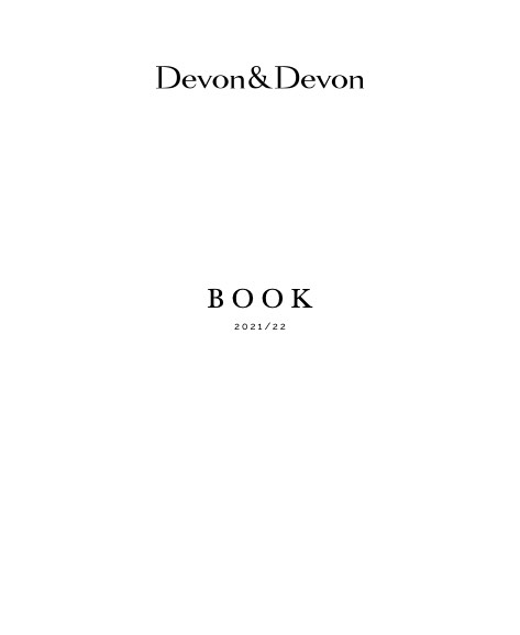 Devon&Devon - Catalogue Book 2021/22