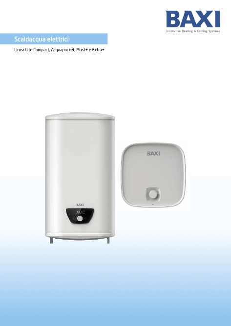 Baxi - Каталог Scaldacqua elettrici