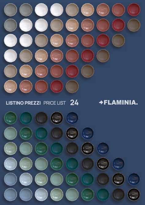 Flaminia - Liste de prix 2024
