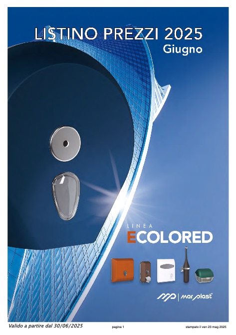 Mar Plast - Listino prezzi Ecolored 2025