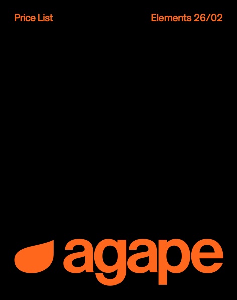Agape - Price list Elements