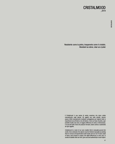 Antonio Lupi - Catalogue Cristalmood