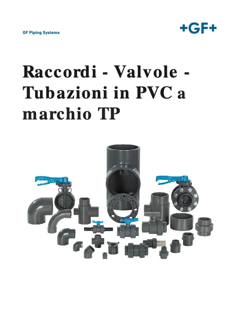 Georg Fischer - 价目表 Raccordi - Valvole - Tubazioni in PVC a marchio TP