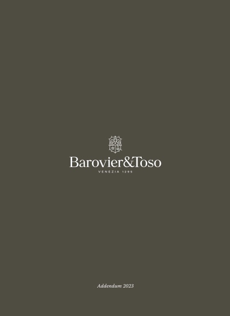 Barovier&Toso - Catalogo addendum 2023