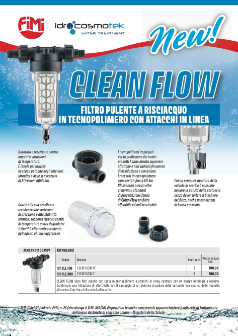 Fimi - Price list CLEAN FLOW