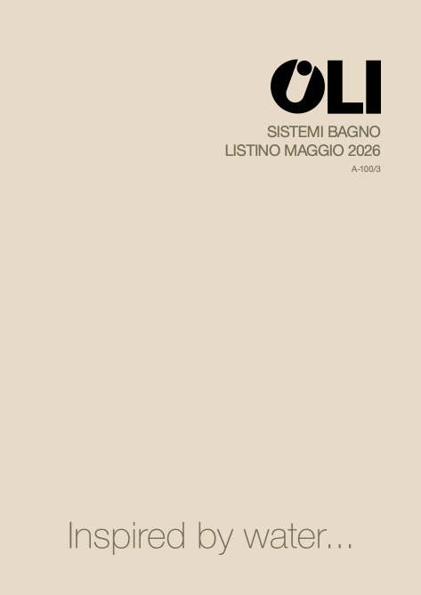Oli - Прайс-лист SISTEMI BAGNO_A100-3 2026