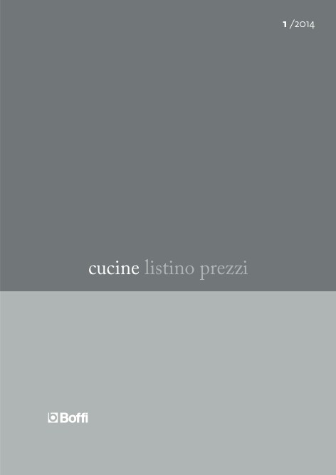 Boffi - Listino prezzi Cucine 1/2014