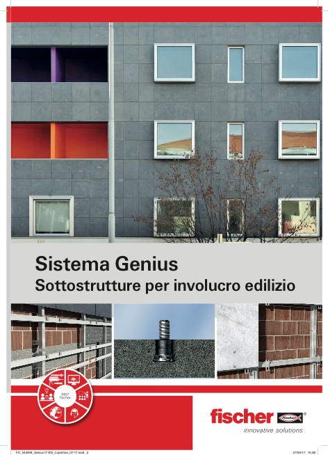 Fischer - Catálogo Sottostrutture per involucro edilizio