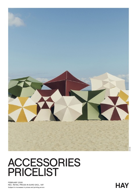 Hay - Listino prezzi Accessories