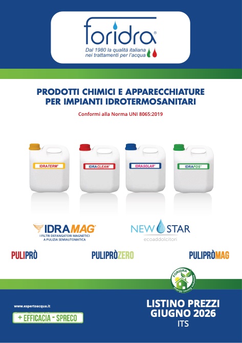 Foridra - Price list Giugno 2026