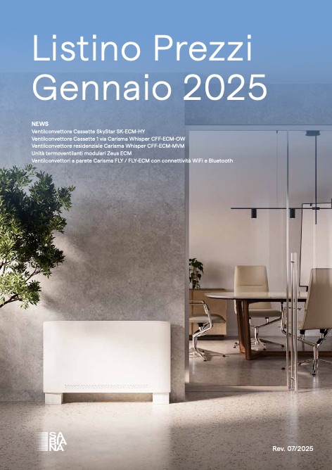 Sabiana - Прайс-лист 2025 (rev.07)