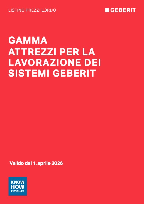 Geberit - Liste de prix Attrezzi | Aprile 2026