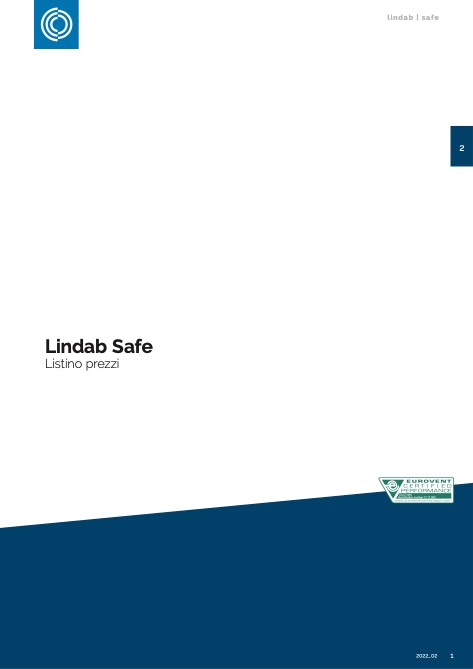 Lindab - Price list 2 - Safe