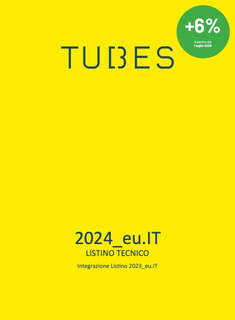 Tubes - Price list Integrazione 2024 (rev. 07/2026)