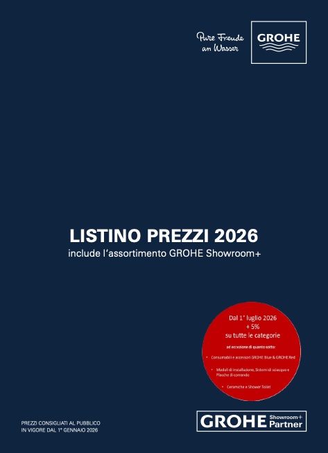 Grohe - Price list Luglio 2026