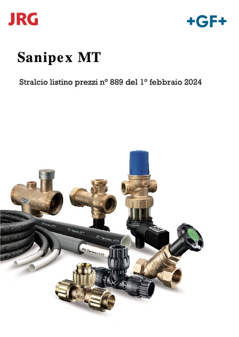 Georg Fischer - Listino prezzi N° 889 Sanipex MT