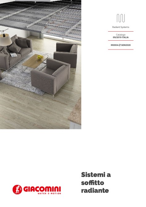 Giacomini - Catalogue Sistemi a soffitto radiante