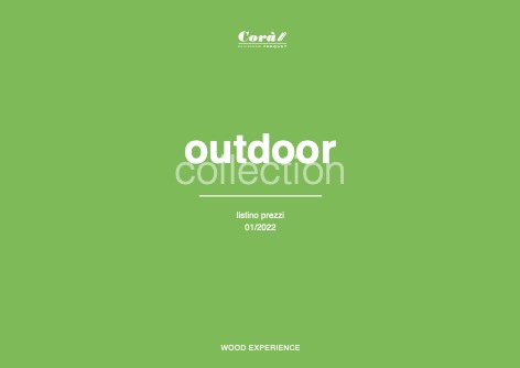 Corà - Lista de precios Outdoor Collection