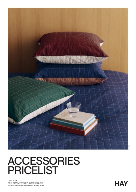 Hay - 价目表 Accessories