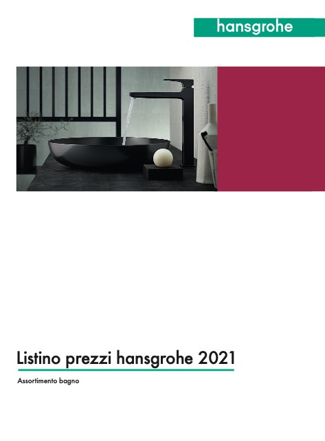 Hansgrohe - Lista de precios 2021