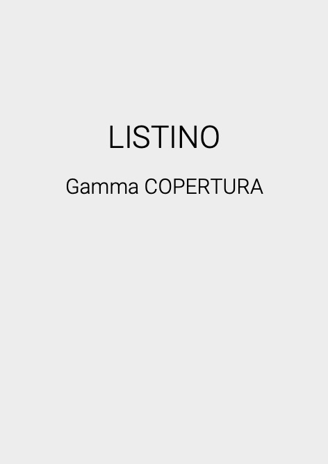 Castolin - Price list Gamma COPERTURA