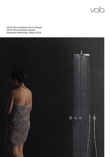 Vola - Catalogo Round Series hand shower