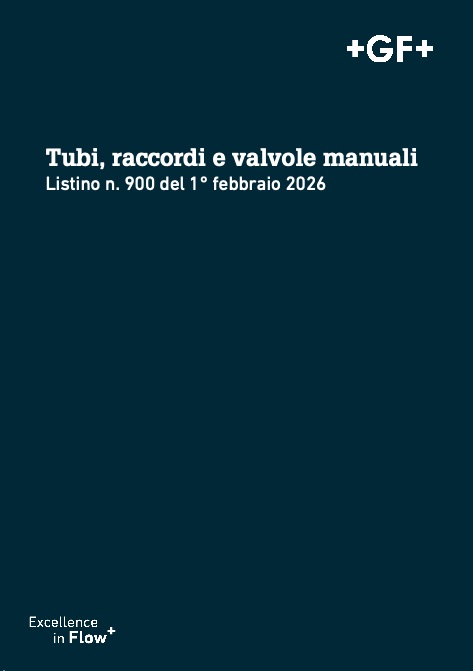 Georg Fischer - Прайс-лист Nr. 900 | Tubi, raccordi e valvole manuali
