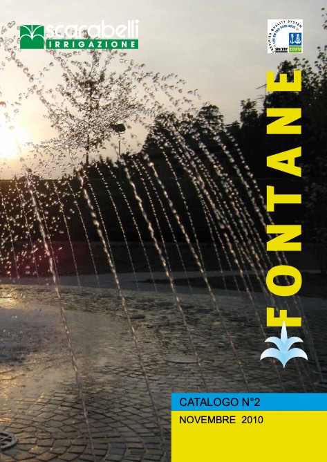 Scarabelli Irrigazione - Katalog Fontane