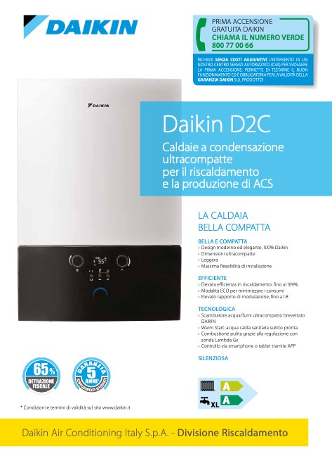 Daikin Riscaldamento - Catálogo Caldaia D2C