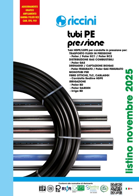 Riccini - Price list Tubi in PE a pressione