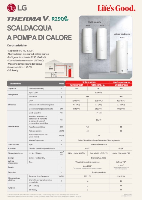 Lg Electronics - Catalogue Scaldacqua