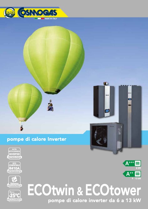 Cosmogas - Catálogo Pompe di calore Inverter