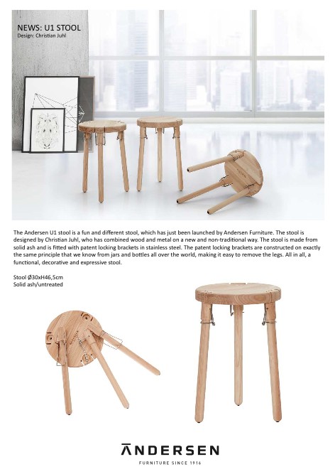 Andersen - Catalogue U1 stool