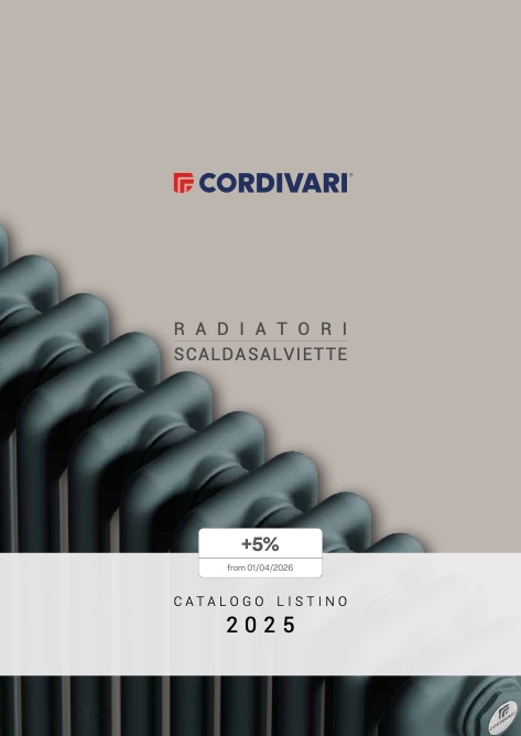 Cordivari - Price list Radiatori | Scaldasalviette