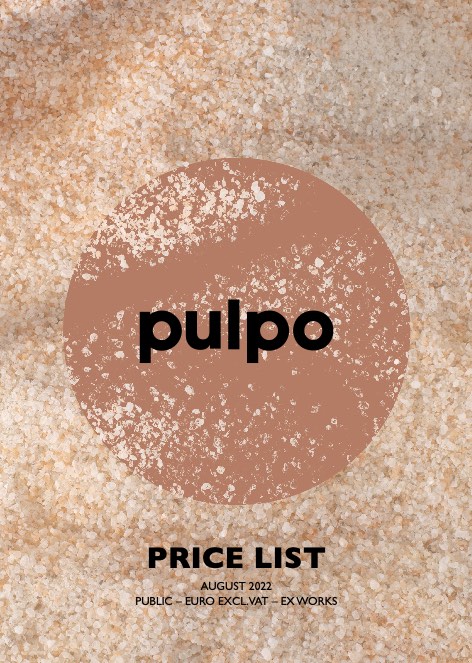 Pulpo - Price list August 2022