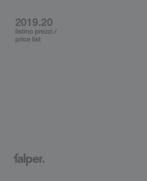 Falper - Listino prezzi 2019-20