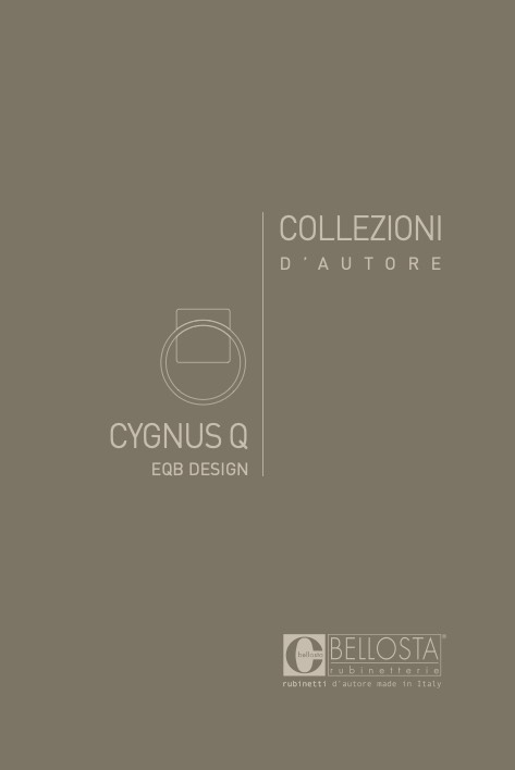 Bellosta Rubinetterie - Catálogo Cygnus Q