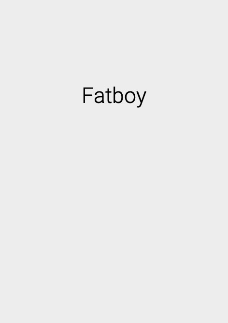 Fatboy - Catalogo There is only one bean big