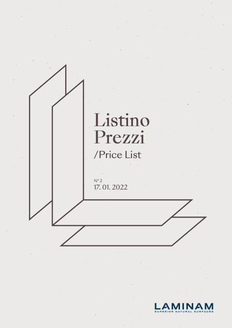 Laminam - Lista de precios N.2