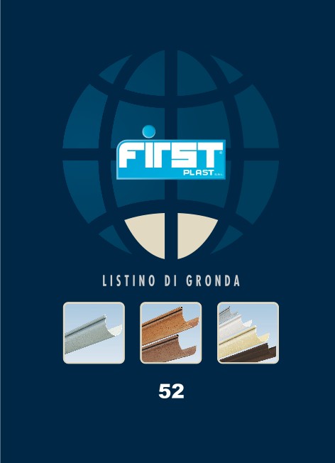 First Corporation - Price list 52 - Canali di gronda