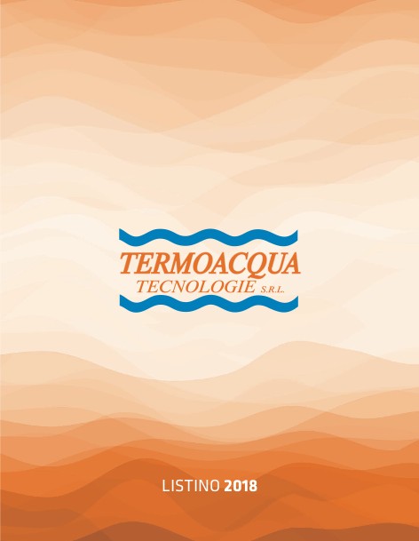 Termoacqua - Price list 2018
