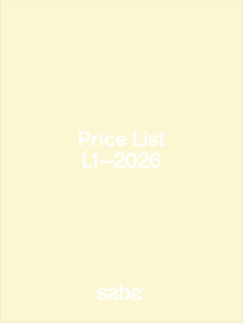 Saba - Lista de precios 2026