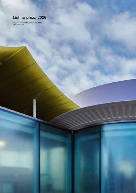 Kvadrat - Listino prezzi 2026