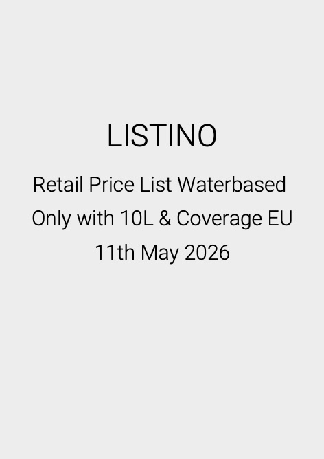 Little greene - Listino prezzi AA - LG Retail Price List Waterbased Only with 10L & Coverage EU - 11th May 2026